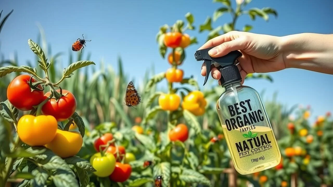 What can I spray on my vegetable garden to keep bugs away?